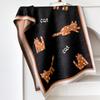Winter Imitation Cashmere Scarf Women'S Double-Sided Cartoon Cat Shawl Warm Long Sweet And Cute Fringed Dual-Purpose Scarf