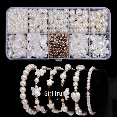 Kit per Gioielli Fai da Te con Conchiglie e Perle d'Imitazione