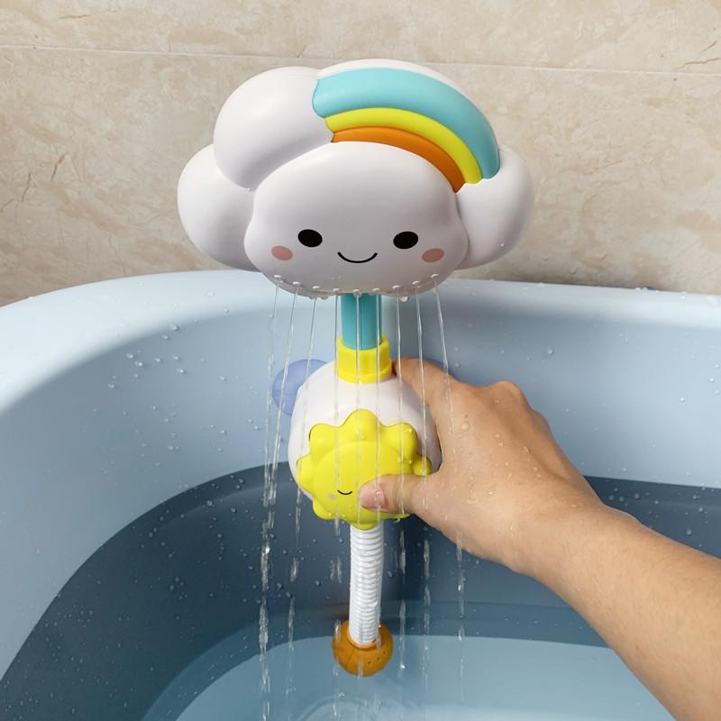 Baby Bath Toys Bathing Cute Swimming Water Spraying Clouds Flowers Shower Bath Toy For Kids Swimming Pool Water Playing Toy