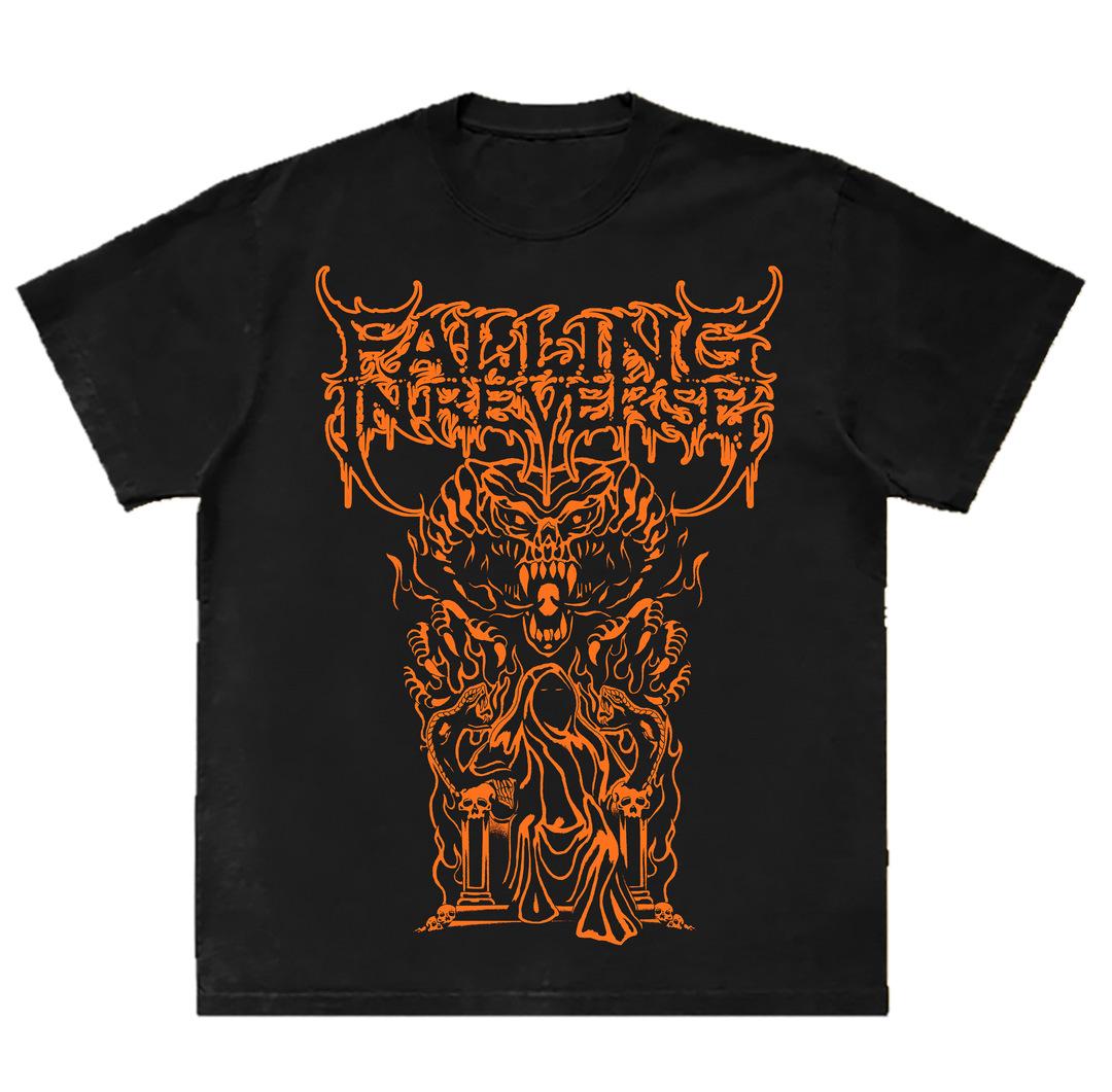 Falling In Reverse Graphic Cotton Shirt Unisex Men Wome S
