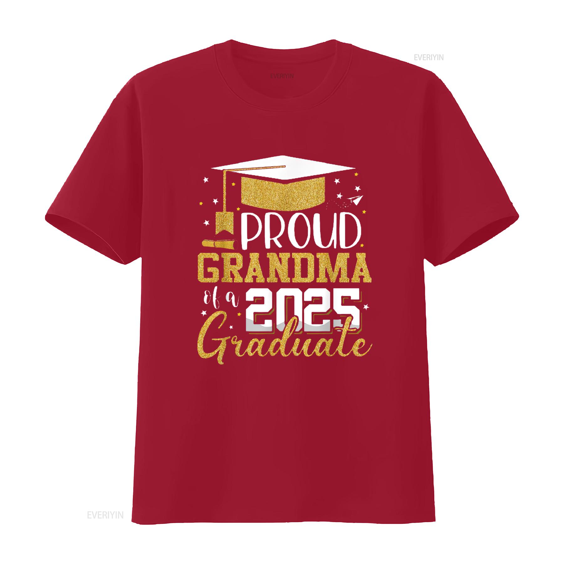 Mens Proud grandma of a 2025 graduate for family graduation T Shirt Black Medium vintage Washed Slightly Comfortable Stylish S