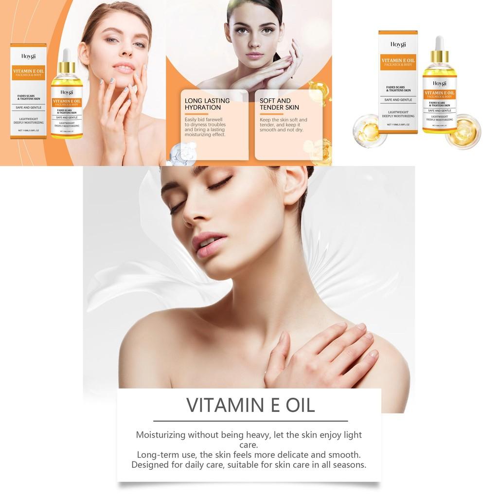 Hoygi Vitamin E Skin Care Oil Nourishing Moisturizing Smooth Facial Body Treatment