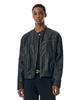 Secondmono Coated Nylon Zip Jacket [Black]_Sejk034Black
