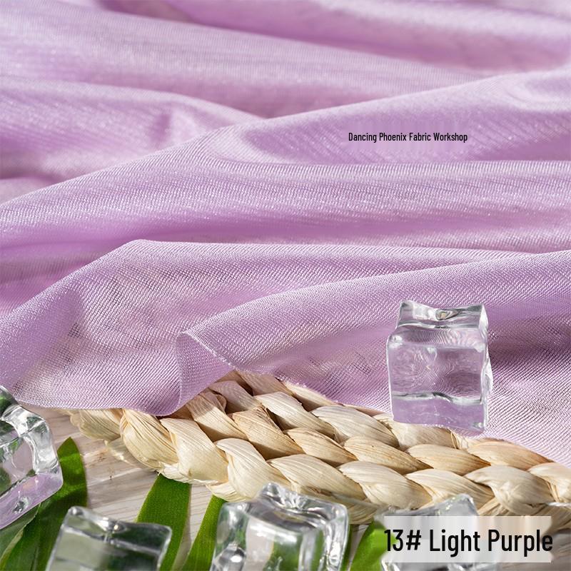 40D Warp-Knitted High-Elasticity Luster Chiffon Lining - Silky, Breathable Fabric for Dresses