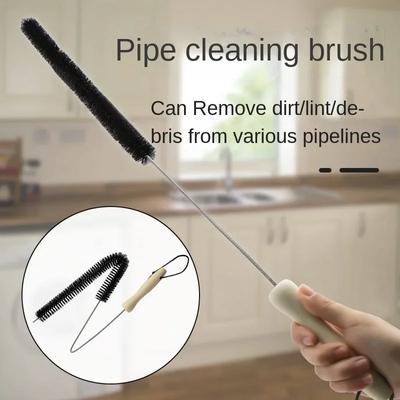 Neue Fusselbürste für Trockner, Trocknerrohrreiniger, Fusselentferner, Spulenbürste für Waschtrockner, Tiefenreinigung, Flexible Wollbürste, Hohe Qualität
