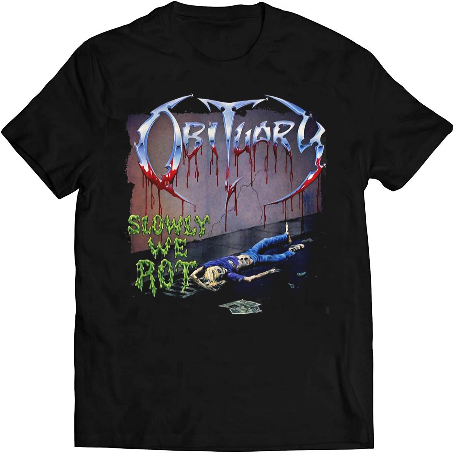 Obituary Band Slowly We Rot Unisex T-Shirt All M