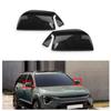 Para Kia Niro   Cubierta de Espejo Lateral Retrovisor de Coche Tapa de Ala Caja de Espejo Retrovisor Exterior de Puerta Adhesivo de Recorte Marco Aspecto de Fibra de Carbono