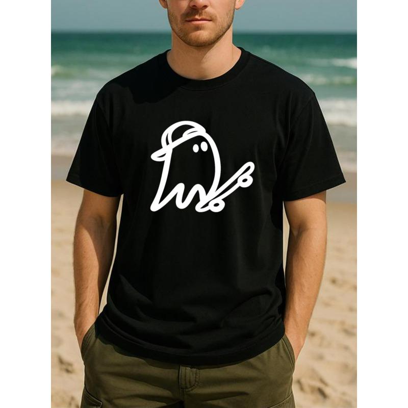 

European sizes Helmetskate, Street Cool Fashion Suitable for All Seasons,T-shirt with Trendy Patterns 4XL чорний