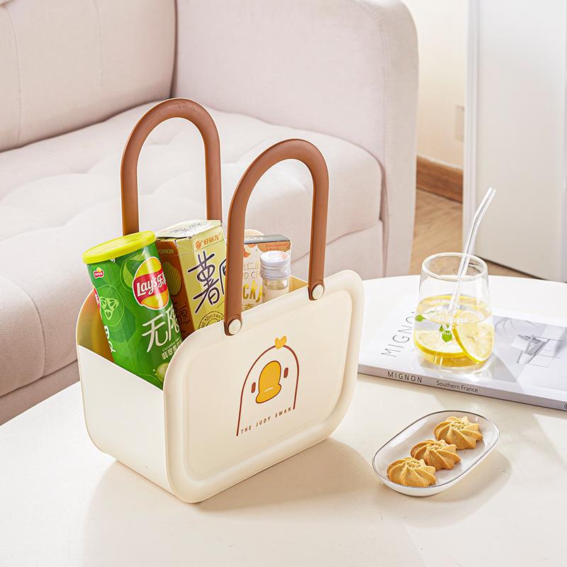 Portable Bath Basket Bathroom Basket High-capacity Storage Bath Bathroom Wash Bath Basket Toiletry Bath Supplies Storage Basket