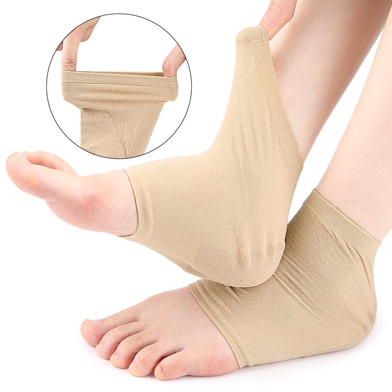 Unisex Anti-Cracking Moisturizing Silicone Heel Socks