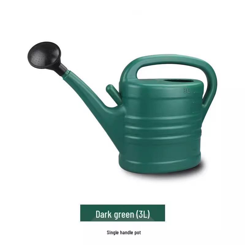 Large Capacity Long Spout Plastic Watering Can with Spray Function - 3L to 12L