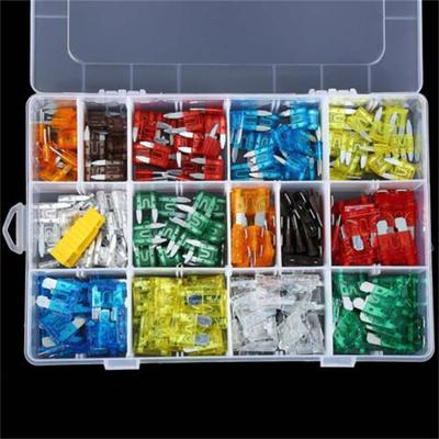 220Pcs Mini Standard Blade Fuse Assortment Auto Truck Car Assorted Fuses ATM APM Car Accessories