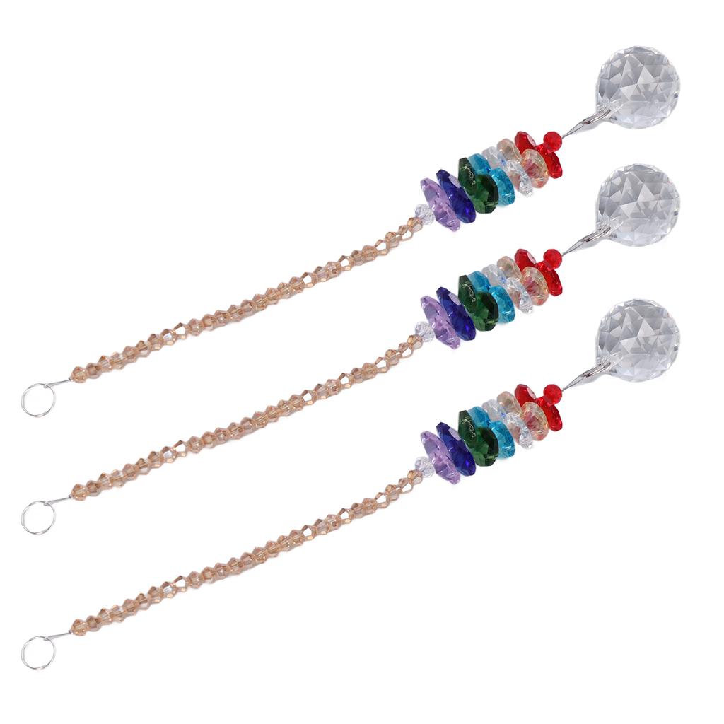 Sun Catcher Drop Shaped Color Prism Chandelier Sun Catcher Car Window Decoration Pendant