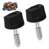 2 st Universal Luftfilterregulatorrattar Plastkåpa med Metallgänga 790697 Lämplig för Flera Motormodeller