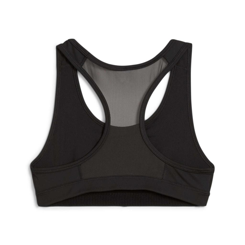 Puma Solid Color Logo Print Crop Sports Tank Top Women Tops Black 527356-01