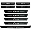 Tira Protectora para Umbral de Coche MINI Anti-Paso Pegatina Protectora de Cuero Para MINI Cooper R56 F56 R50 JCW WORKS Cabrio Aceman Countryman ksgbw33