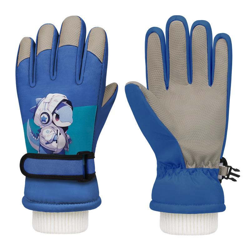 Kids Ski Gloves, Breathable Waterproof Kids Gloves Winter, Cold Weather Warm Snow Gloves for Cold Weather Outdoor Child Boys Girls