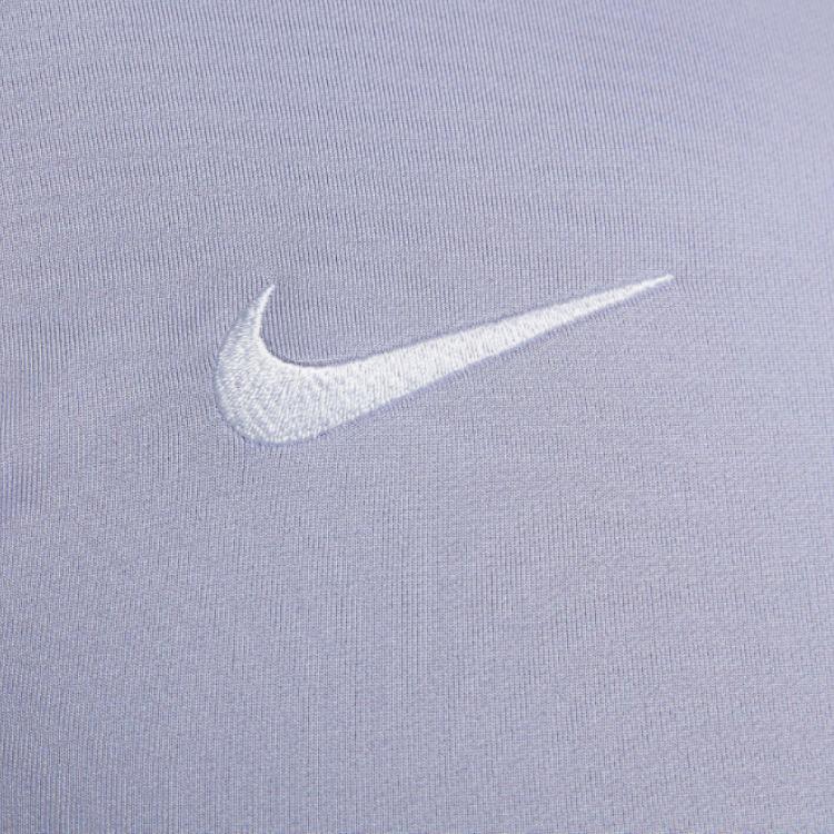 Nike Tottenham Hotspur Strike Logo Embroidered Letter Print Slim Fit Zip Long Sleeve T-Shirt Men Tops Purple DX3111-524