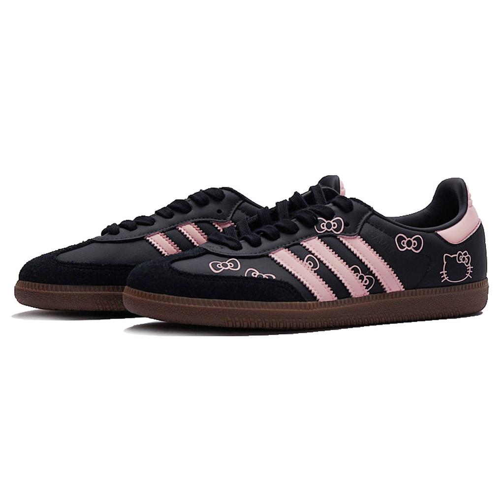 Adidas Originals SAMBA OG Bubble Jellyfish, Cocoa Kitten Abrasion Resistant Abrasion Resistant Low top Skateboard Shoes B75807(Team15-)