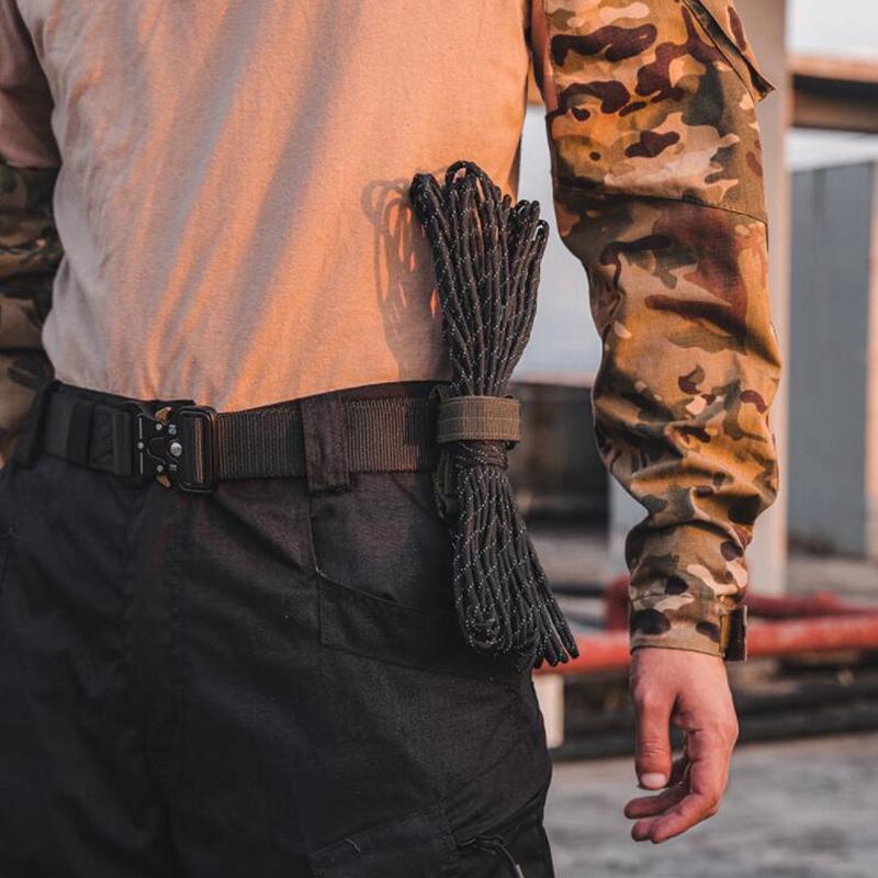 Set of 3 Outdoor Keychain Tactical Gear Clip Holder Bag Belt Keychain EDC Molle Webbing Gloves Rope Holder Military Hook  Practical Use