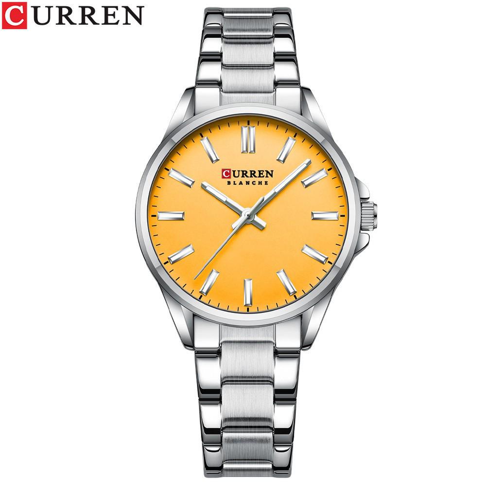 Curren Kairui 9090: Herren-Stahlarmbanduhr & Damen-Quarz-Business-Uhren-Set.