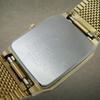 SEIKO DOLCE 5E61-5A00 Tungsten Carbide / Stainless Steel Square Snow-Pattern Dial Mesh Bracelet Ultra-Thin Quartz Used