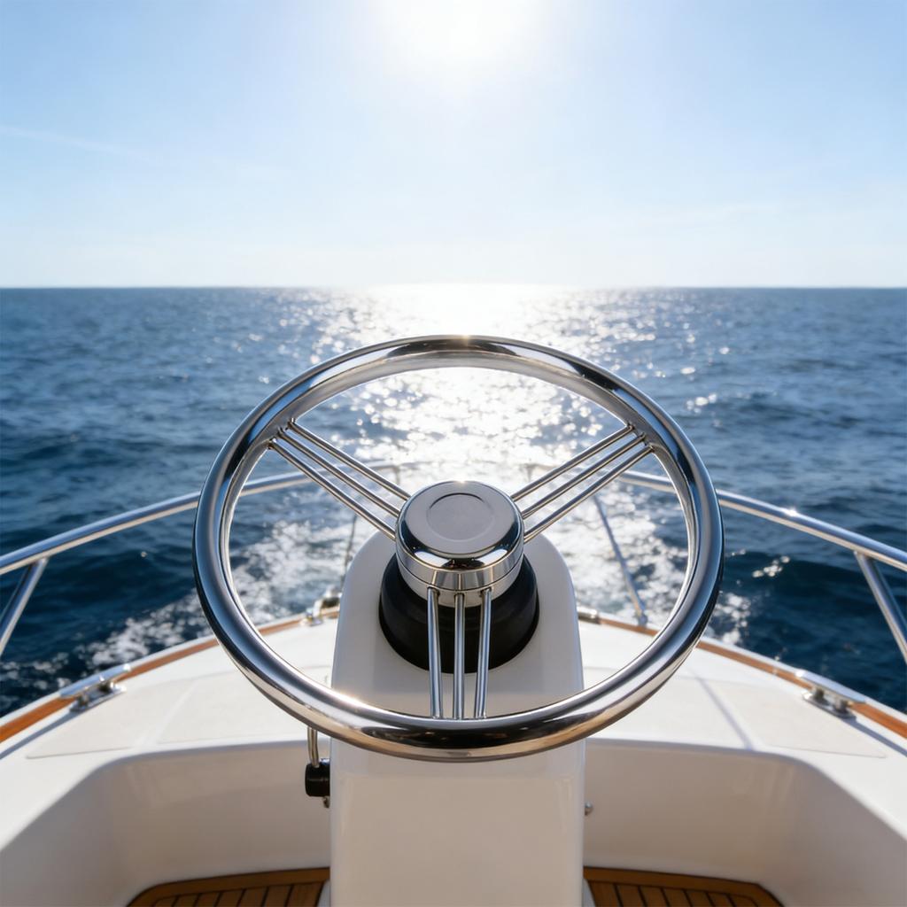 Extended Use Boat Steering Wheel Ergonomic Marine Steering Wheel Upgrades Fitting Various Vessels Including Speedboats