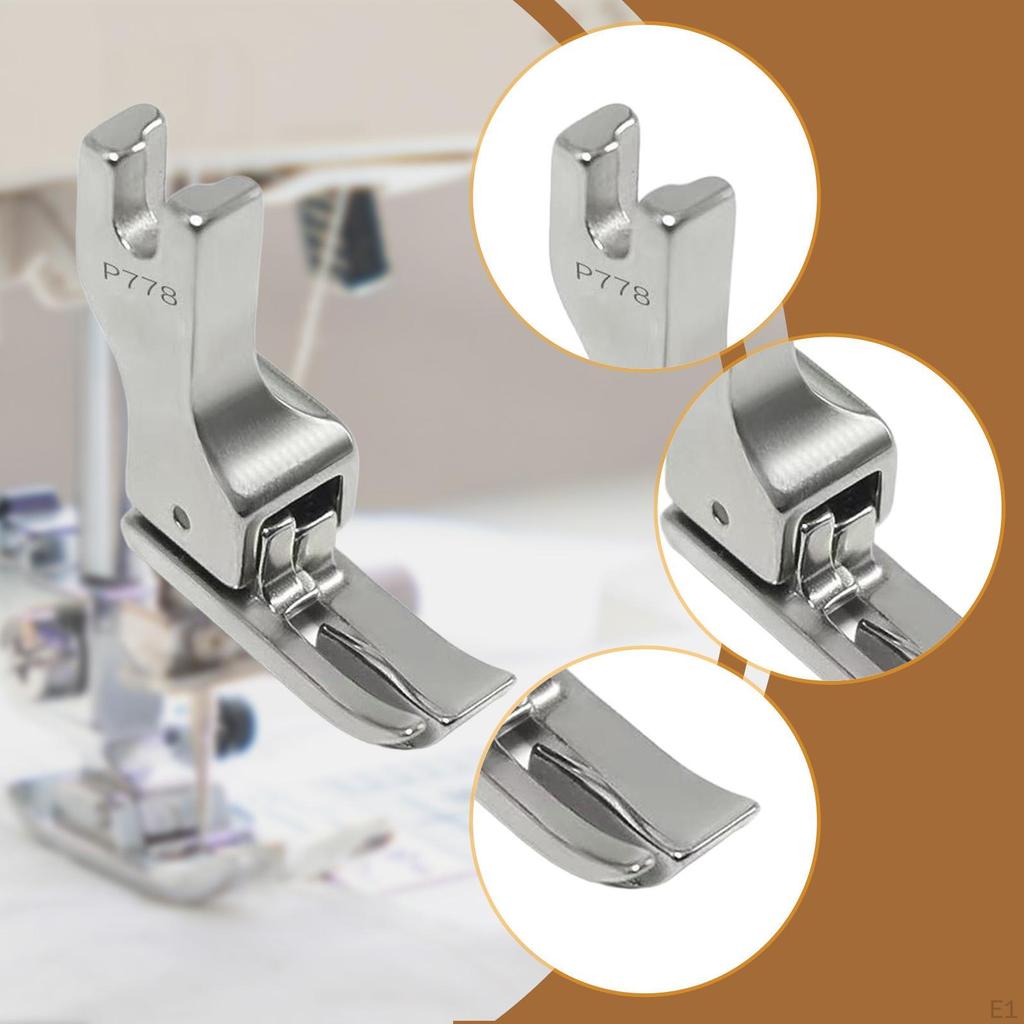 Industrial Sewing Machine Presser Foot Grooved Wear Resistant