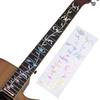 1 Stück Kreuz-Einlege-Aufkleber Griffbrett-Aufkleber Instrumenten-Dekorationen Elektrische Gitarren-Teile Ultra-dünne Aufkleber Gitarra-Zubehör