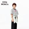 Little MO&Co. Unisex Striped Cotton Loose Short-Sleeve T-Shirt