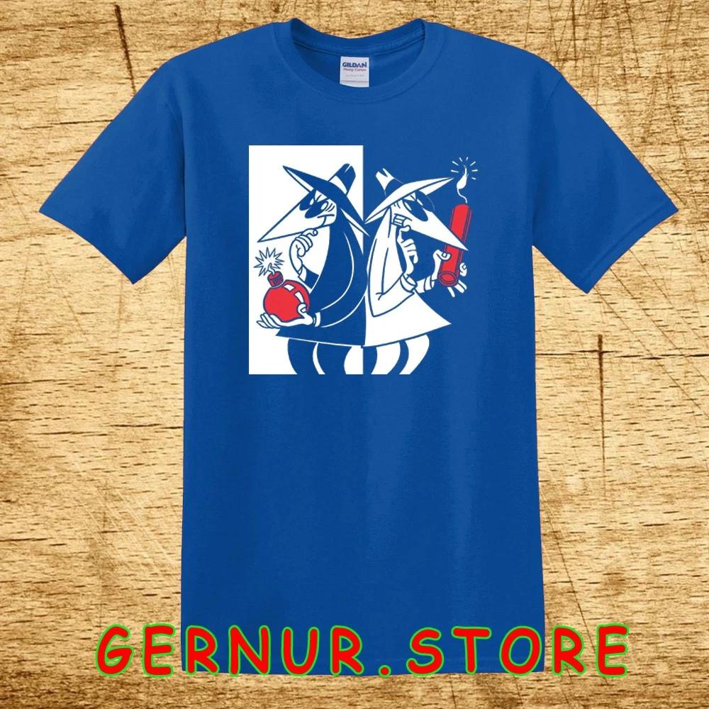 Spy vs Spy Blue T-Shirt Tee Top Unisex S