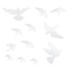 1-10sets Window Alert Bird Stickers Anti-Collision Fly Pigeon Wall Sticker Home Decoration Self-Adhesive Silhouettes Decal Decor