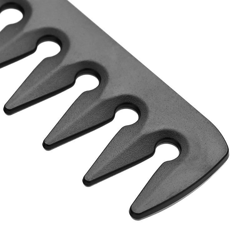 Multifuncional Pocket Folding Comb Plastic Wide Tooth Oil Head Comb Beard Combing Barber Hair Clipper Comb Salon Styling Tools