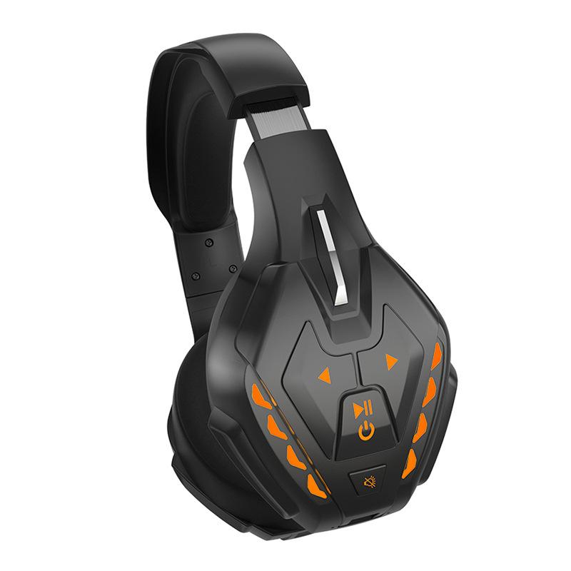 

Игровые наушники PS5 для PS5/4 PC Switch Q10 Xbox One со стереозвуком, съемным микрофоном, Bluetooth-наушники для ноутбуков/телефонов/планшетов 3.5mm connector чёрный/оранжевый