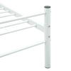 White Metal Bed Frame 140*200 cm