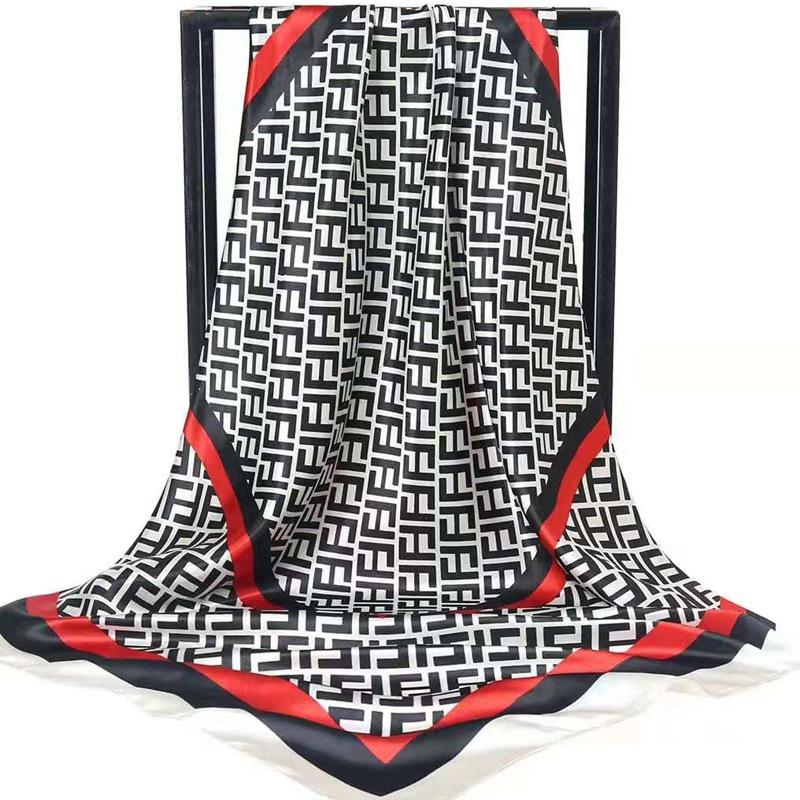 90 Large Silk Scarf for Women - Spring/Autumn Korean Style Satin Neckerchief, Mother's Day Gift
