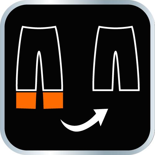 HD Slim Work Trousers, Detachable Pockets, Size L
