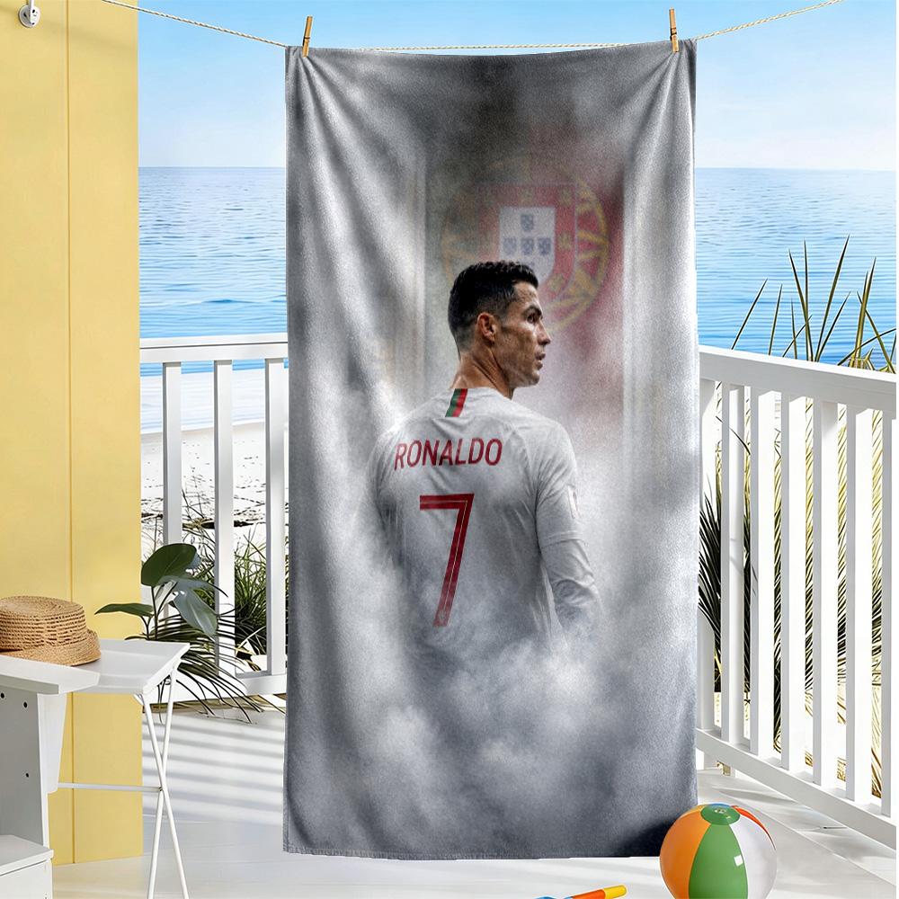 Ronaldo's Prime Moment Beach Towel Quick-Dry Soft Microfiber Comfortable Lightweight