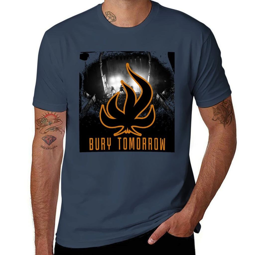 Bury T-Shirt Groß und Groß Einfarbiges T-Shirt