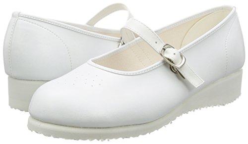 Marianne Nurse Shoes, Regular Series No. 32, White, 22.0 Cm, 3E