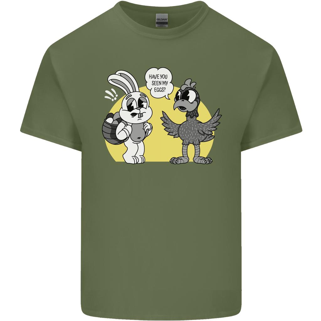 Have You Seen My Eggs Funny Easter Bunny Unisexs Light Cotton Tshirt