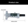 High Precisions Aluminum Guitar String Height Ruler With Digital Readout For Luthiers And Musicians