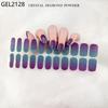 Custom Logo Semi Cured Gel Nail Sticker Waterproof Full Cover Gel Nail Wraps