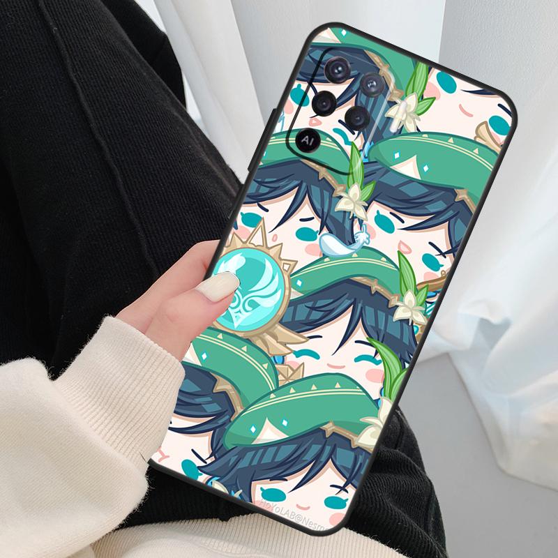 Genshin Impact Game For OPPO Find X3 X5 Pro A5 A9 A31 A53 A15 A16 A52 A72 A83 A91 A93 A94 A54 A74 A53S Case