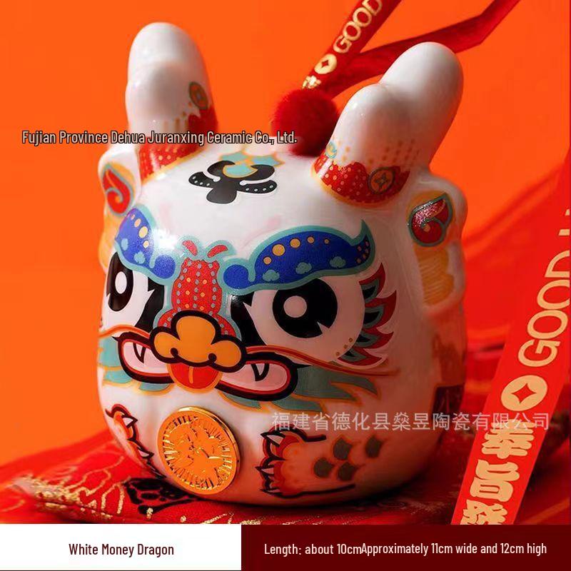 Miling Ceramic National Style Money Dragon Mascot