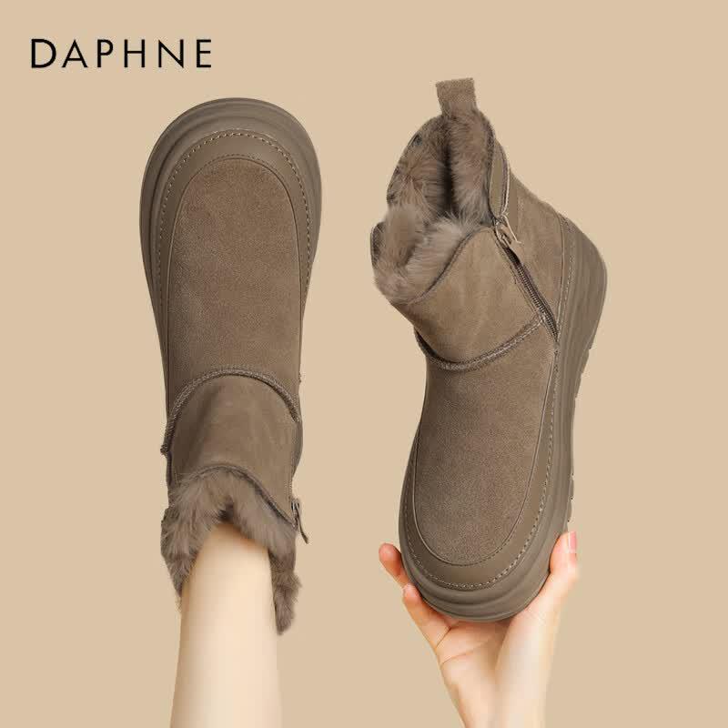 Daphne Women s Winter Plush Lined Ankle Snow Boots EU 38