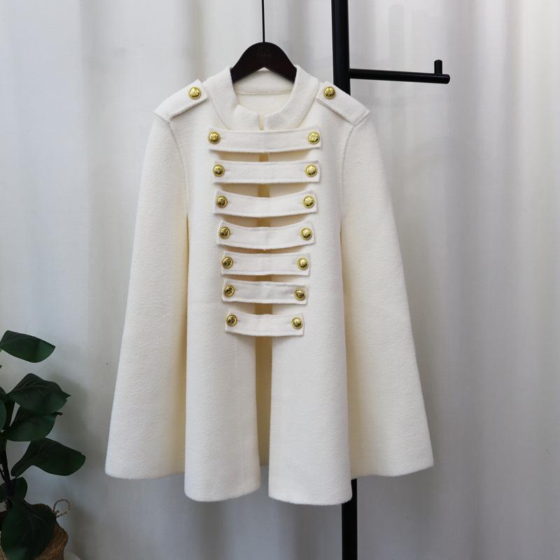 

Осень и зима новые средние и длинные стили, свободный темперамент вязаный двусторонний шерстяной плащ, свитер, шаль женская one size fits all