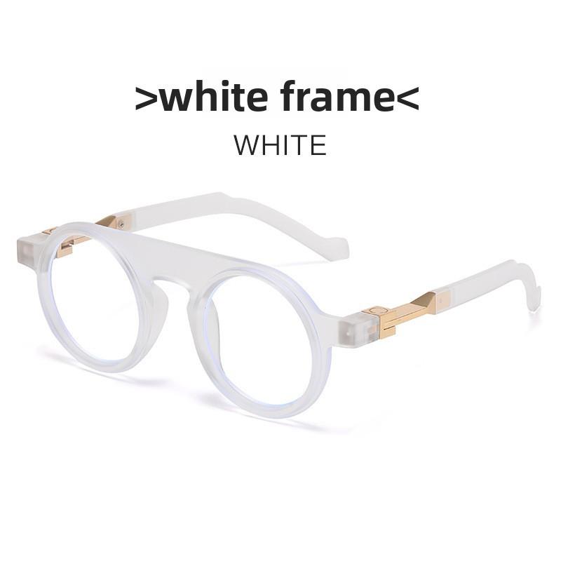 Vintage Mens Round Sunglasses With Uv400 Protection For Fashionable Streetwear