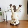 Cute Horse Glasses Holder Resin Animal Eyeglass Display Stand Novelty Horse Desk Ornament for Home Office Nightstand Table Decor