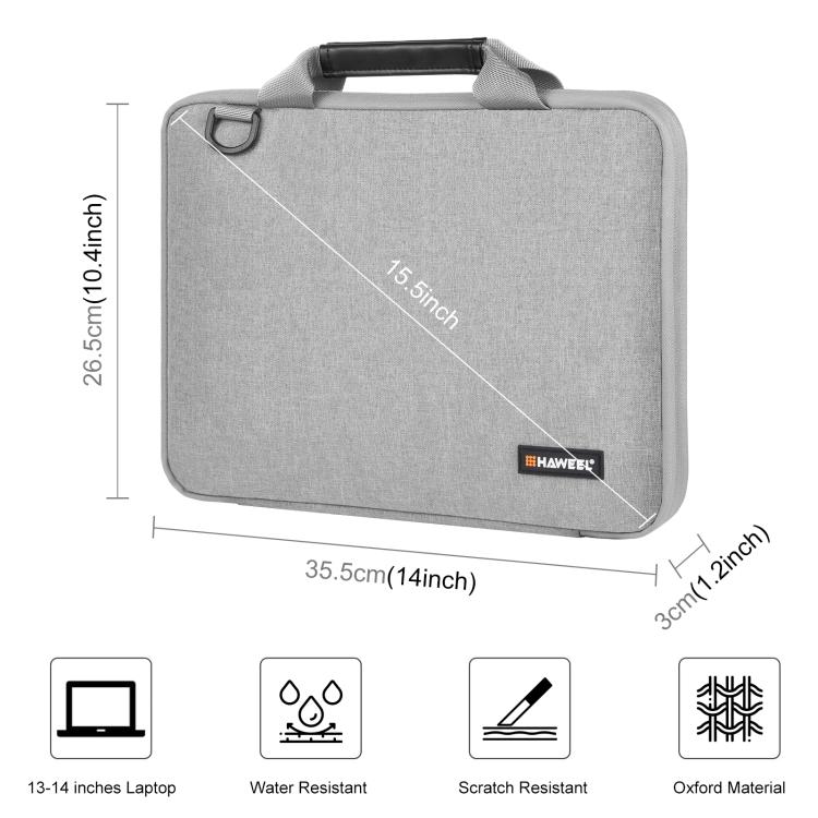 HAWEEL 13,0 zoll-14,0 zoll Aktentasche Crossbody Laptop Tasche Für Macbook, Lenovo Thinkpad, ASUS, HP